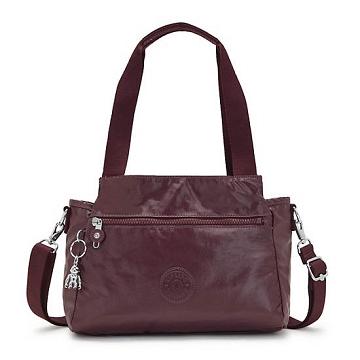 Kipling Elysia Metallic Skuldertasker Bordeaux | DK 1406CT